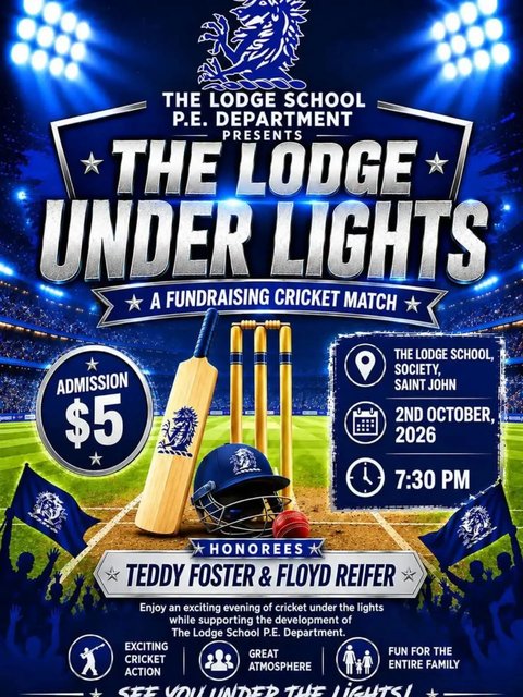 Event poster for The Lodge Under Lights