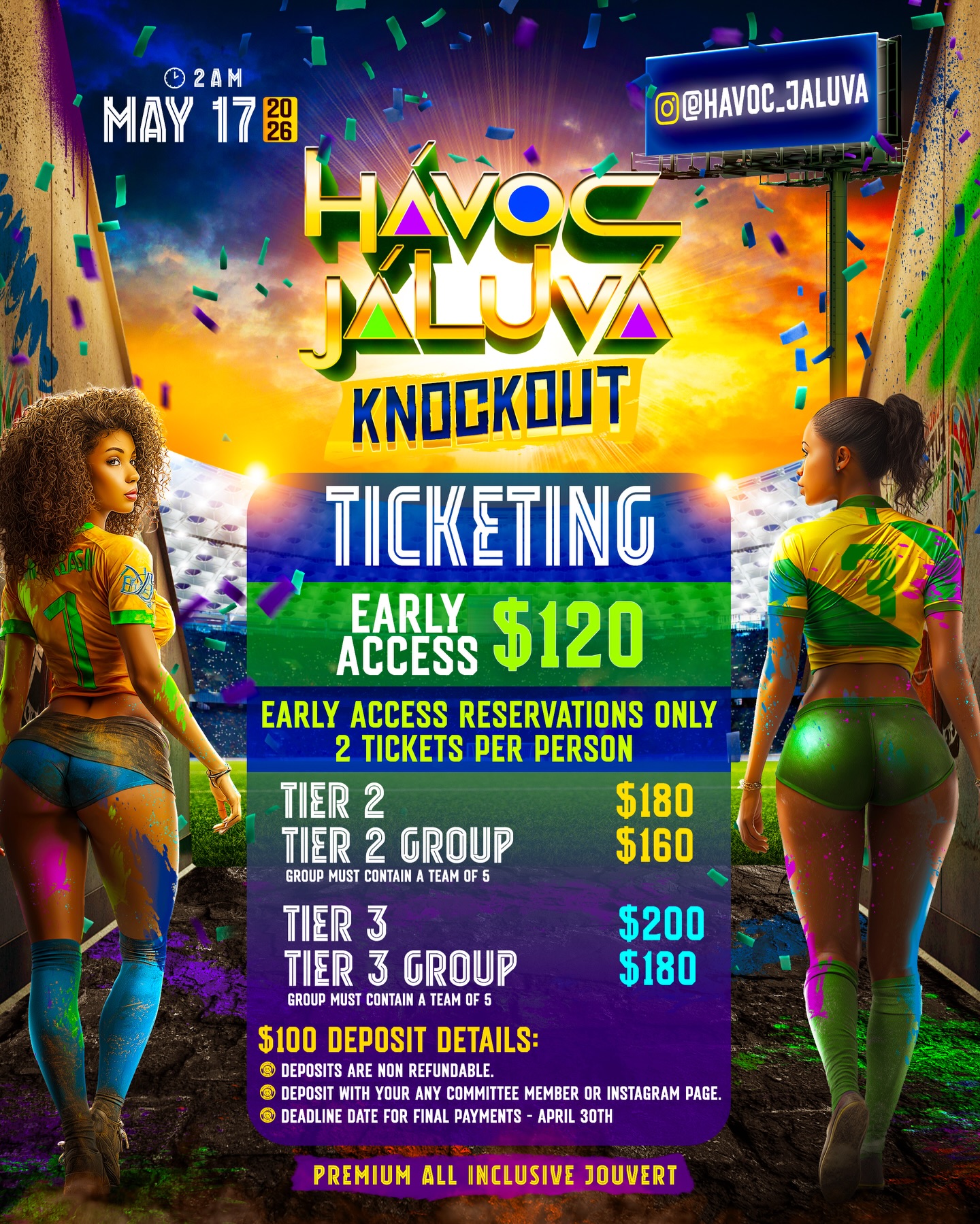 Event poster for Havoc Jaluva - The Knockout Round