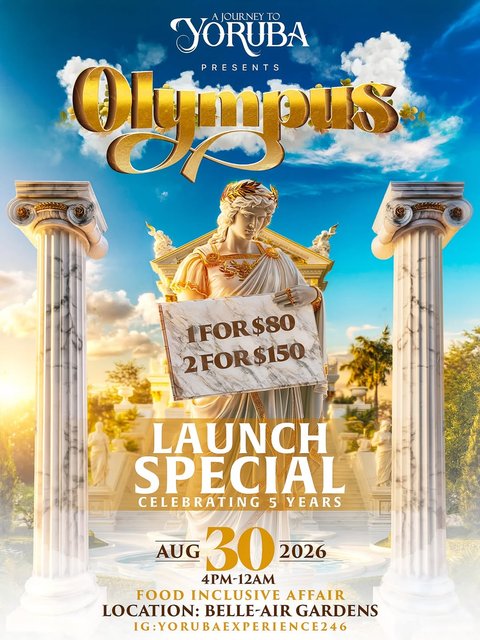 Event poster for Olympus