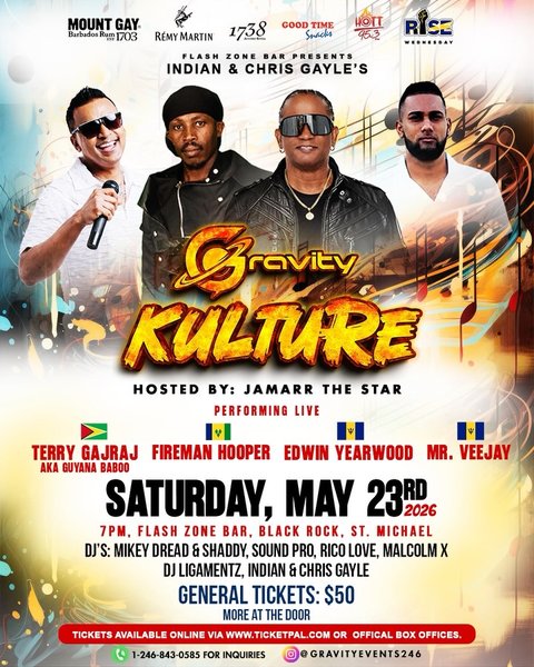 Event poster for Gravity Kulture
