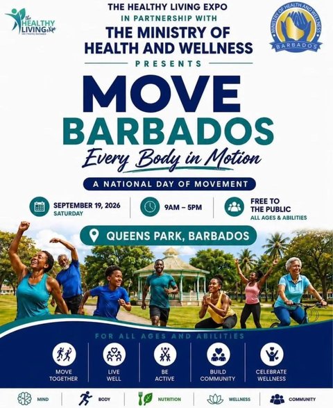 Event poster for Move Barbados: Every Body in Motion
