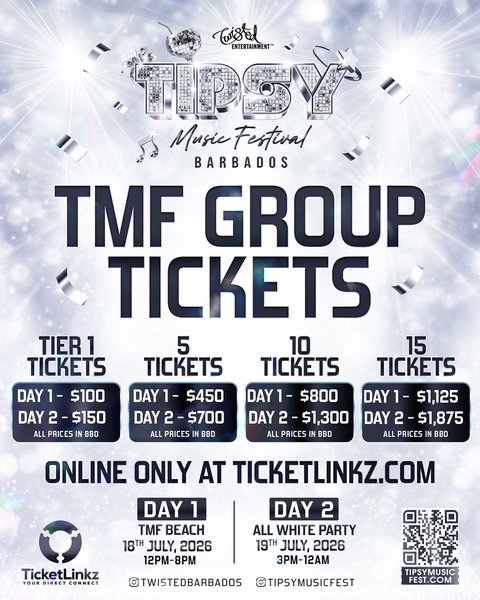 Event poster for Tipsy Music Festival