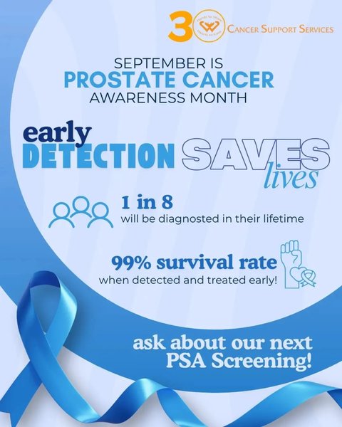 Event poster for PSA Screening