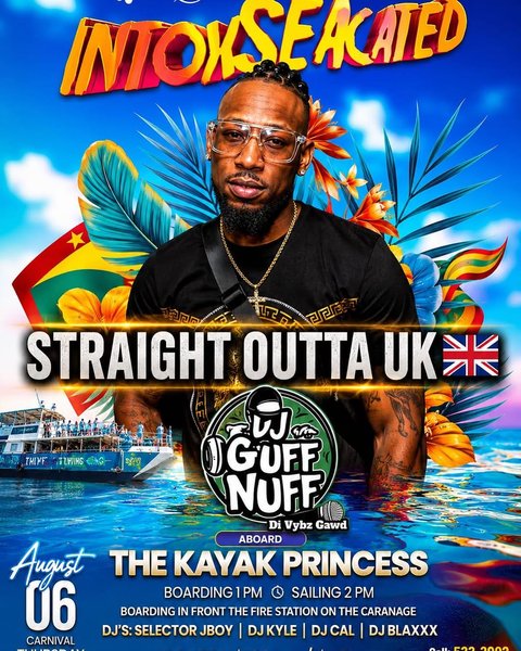 Event poster for Intoxicated: Straight Outta UK