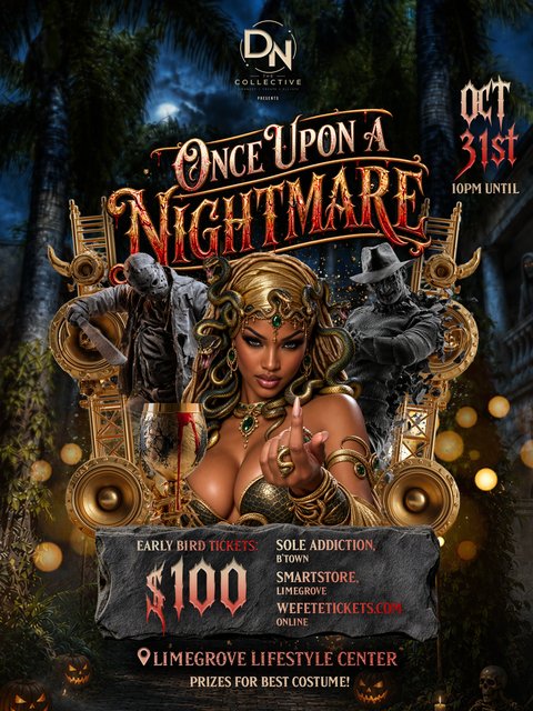 Event poster for Once Upon A Nightmare