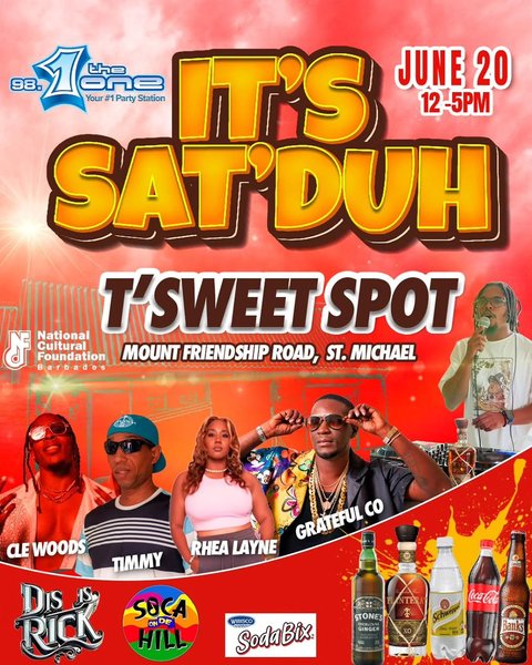 Event poster for IT'S SAT'DUH
