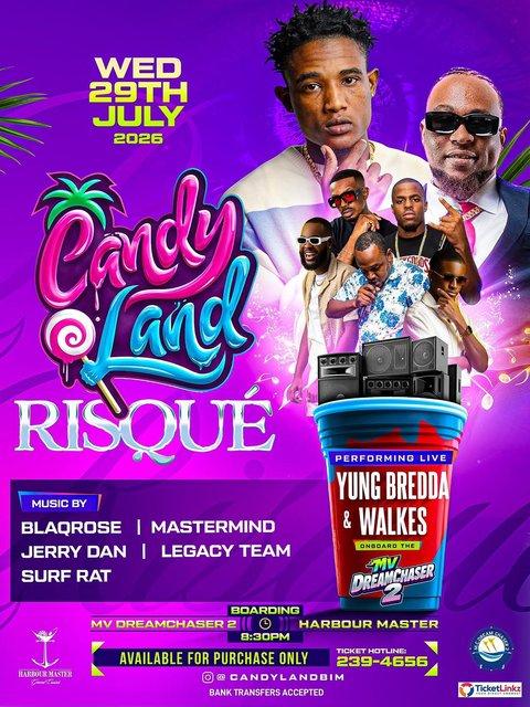 Event poster for Candy Land Risqué
