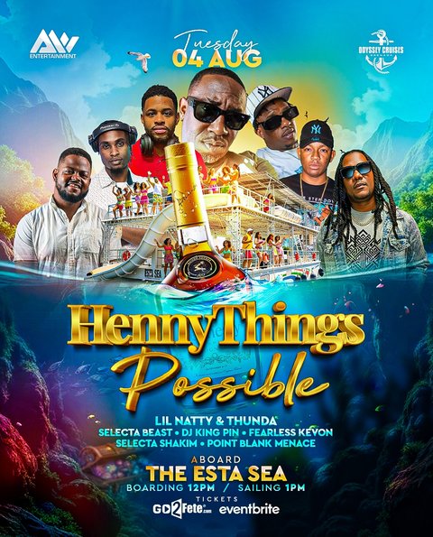 Event poster for HennyThings Possible