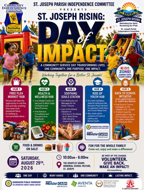 Event poster for St. Joseph Rising: Day of Impact