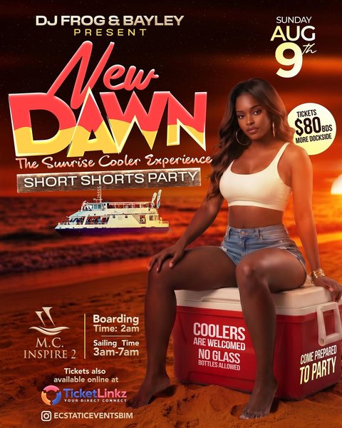 Event poster for The Sunrise Cooler Experience