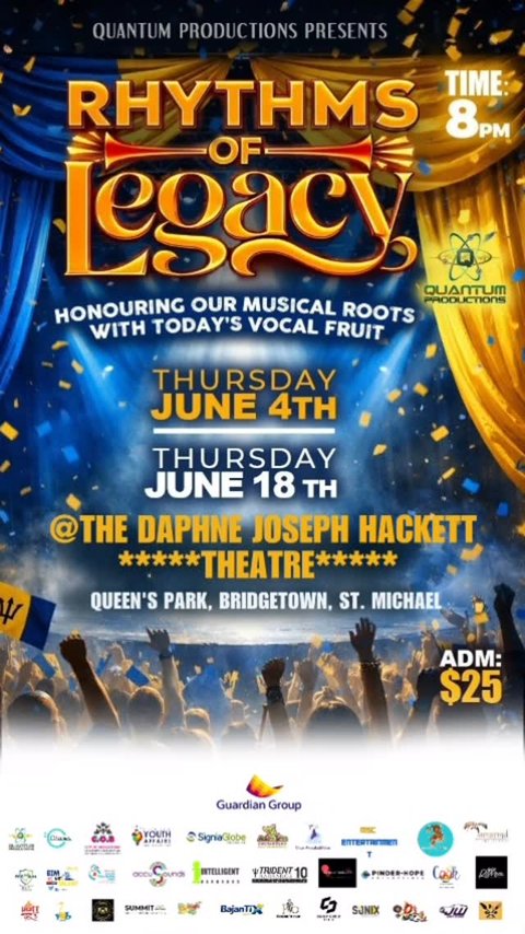 Event poster for Rhythms of Legacy
