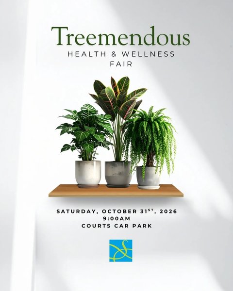 Event poster for Treemendous Health & Wellness Fair