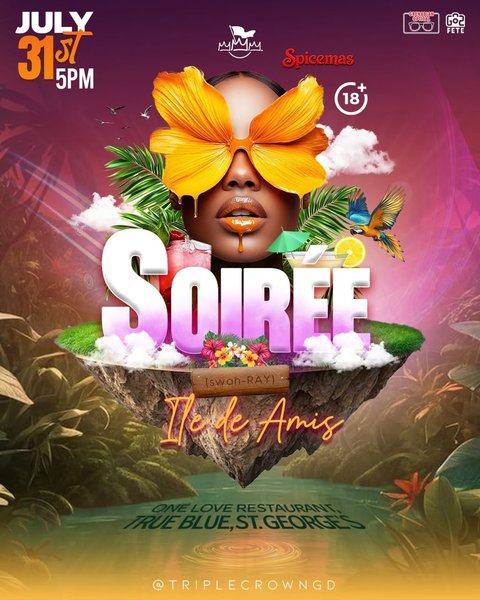Event poster for SOIRÉE
