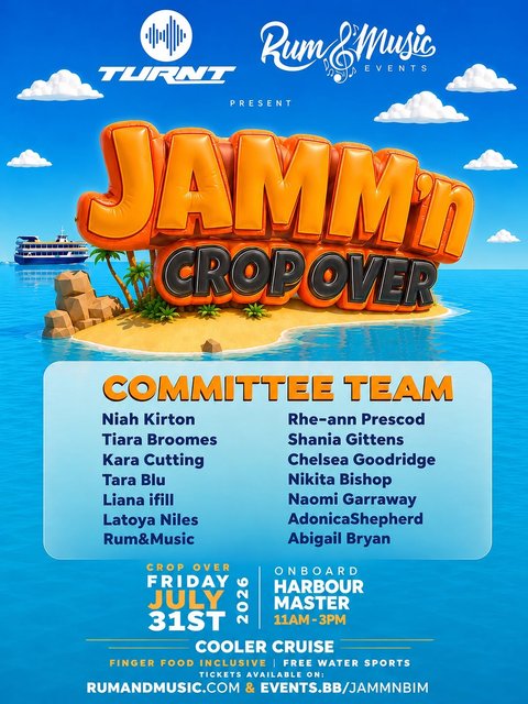 Event poster for AMNESIA CROP OVER FRIDAY CRUISE