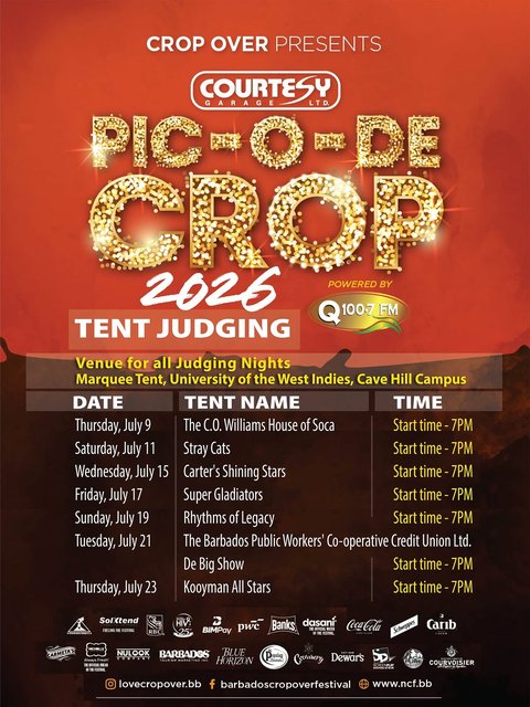 Event poster for Pic-O-De-Crop 2026 Tent Judging