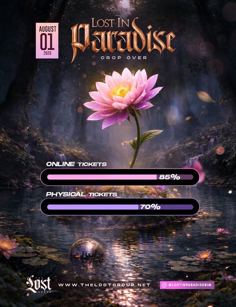 Event poster for Lost in Paradise