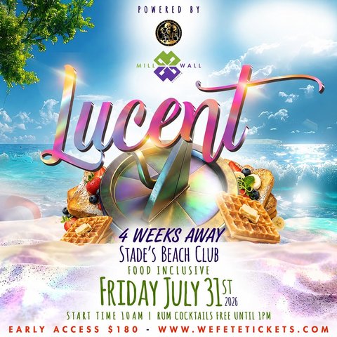 Event poster for Lucent