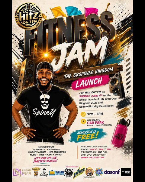 Event poster for Spinny 1st Major Cultural Cardio Session