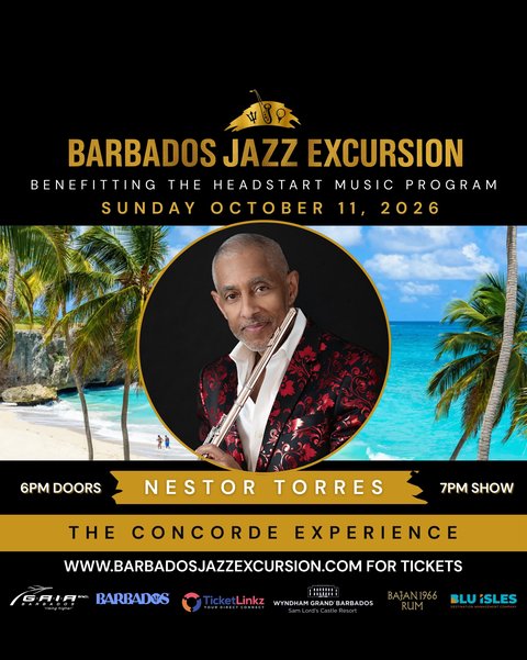 Event poster for Barbados Jazz Excursion