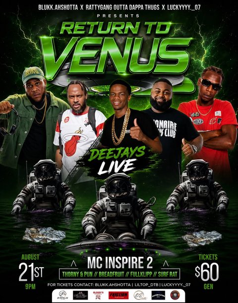 Event poster for Return To Venus
