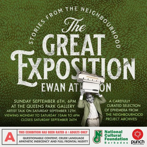 Event poster for Stories from the Neighbourhood: The Great Exposition