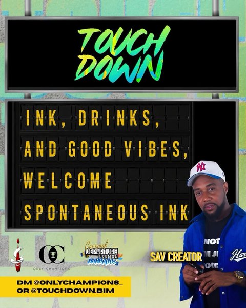 Event poster for Touch Down