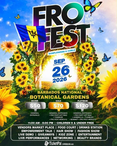 Event poster for Fro Fest: The Beauty Festival