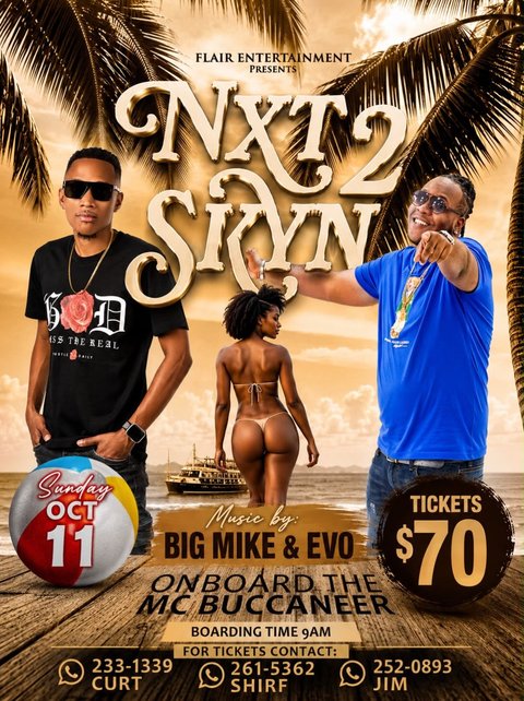 Event poster for NXT 2 SKYN