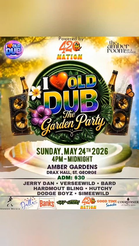 Event poster for I ❤️ OLD DUB The Garden Party