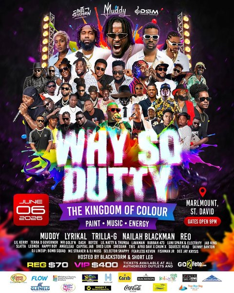 Event poster for Why So Dutty: The Kingdom of Colour