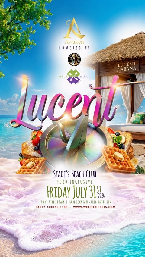 Event poster for Lucent