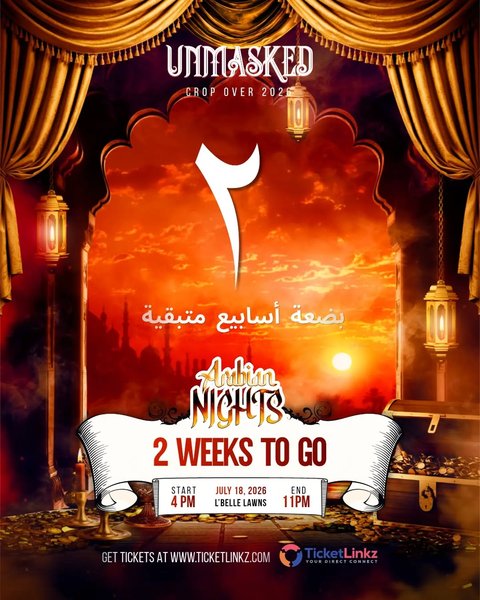 Event poster for UnMasked: Arabian Nights