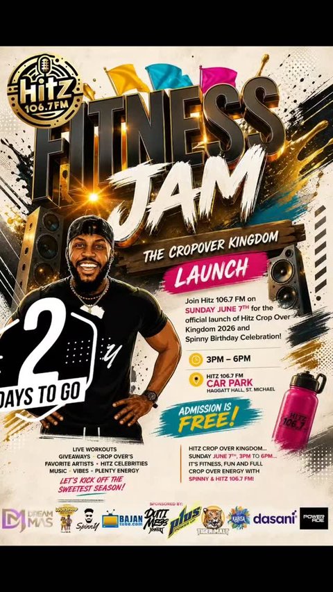 Event poster for Hitz Crop Over Kingdom 2026