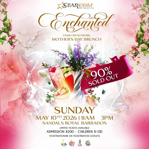 Event poster for Enchanted: The Mother's Day Brunch