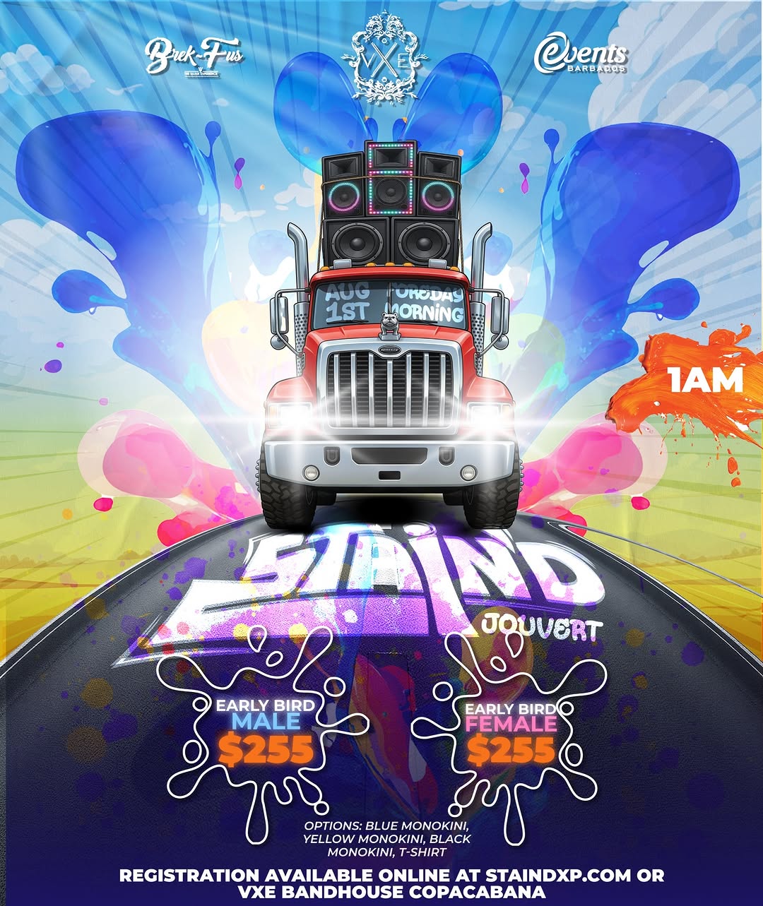 Event poster for STAIN'D