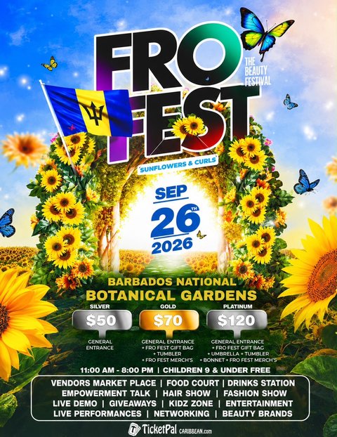 Event poster for Fro Fest: The Beauty Festival