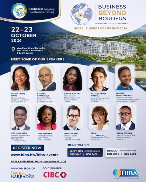 Event poster for Global Business Conference 2026