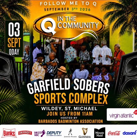 Event poster for Q in the Community