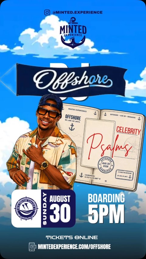 Event poster for Offshore - Trip to St. Barts