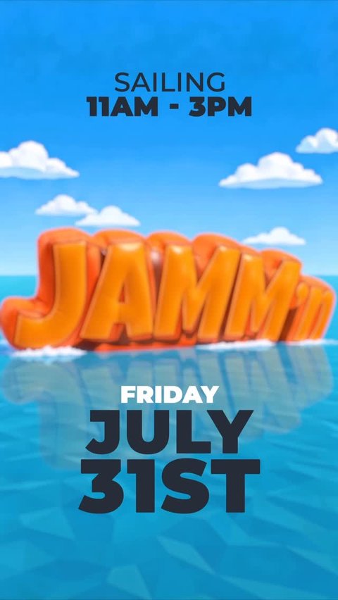 Event poster for Jamm'n Crop Over Cruise 2026