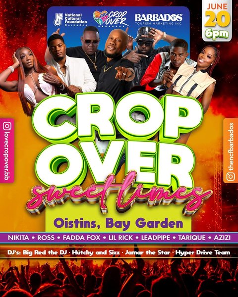 Event poster for Crop Over Sweet Limes