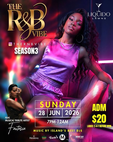 Event poster for The R&B Vibe Season 3