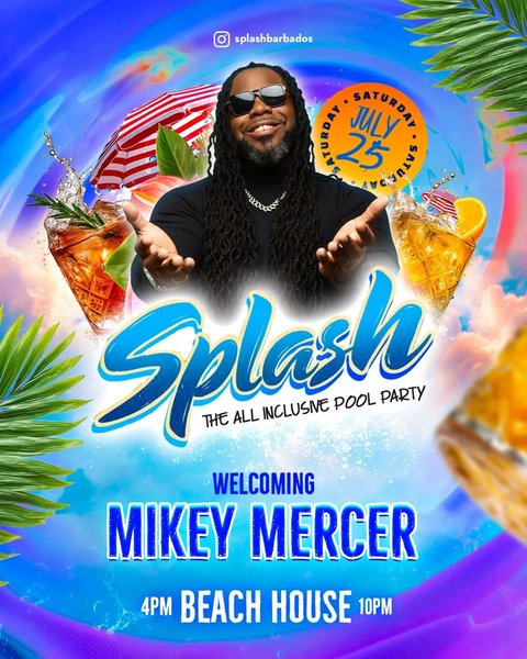 Event poster for Splash The All Inclusive Pool Party