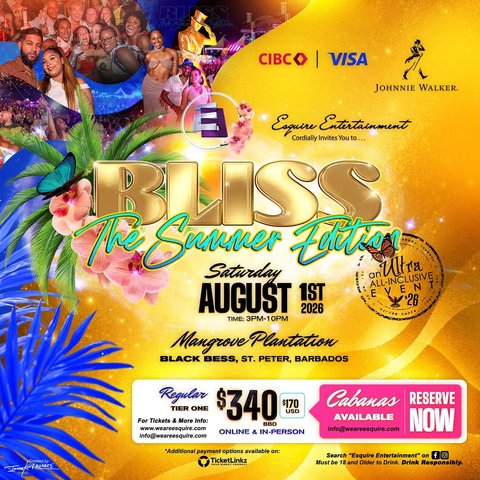 Event poster for BLISS The Summer Edition