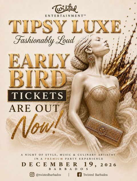 Event poster for Tipsyluxe