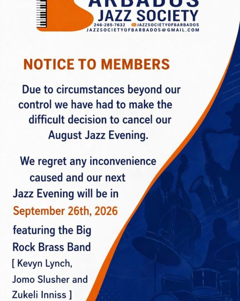Event poster for Jazz Evening