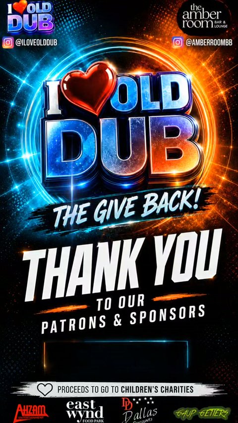 Event poster for I Love Old Dub