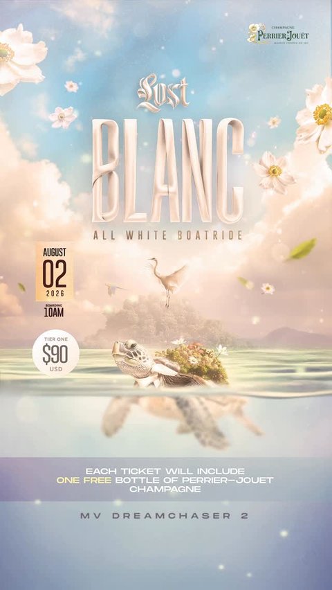 Event poster for Lost Blanc