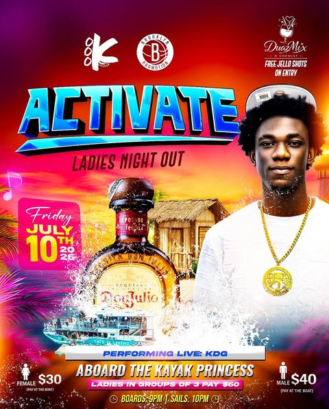 Event poster for Activate Ladies Night Out