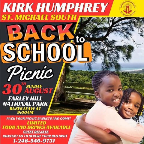 Event poster for Back to School Picnic